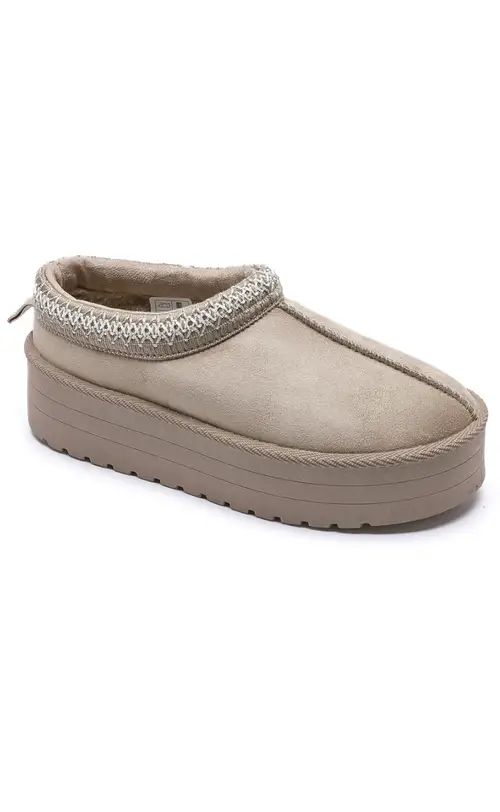 Chosen Bamsestøvler / Slippers - Ladie - Khaki