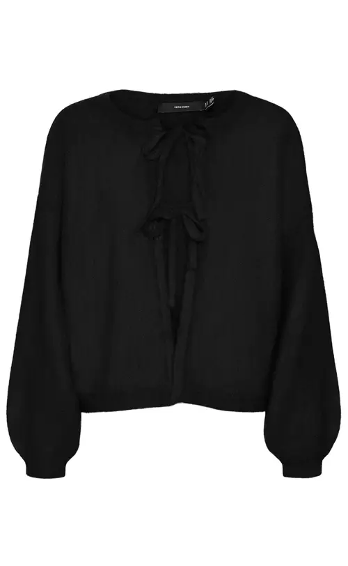 Vero Moda Cardigan - Bow Tie - Black