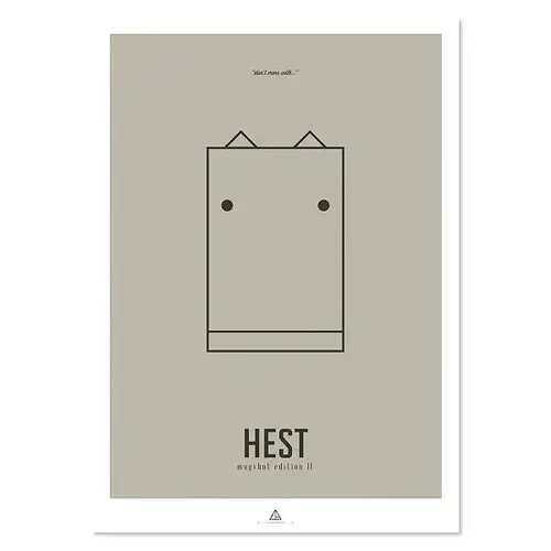 Arthur Zoo - First Edition - Hest - A4