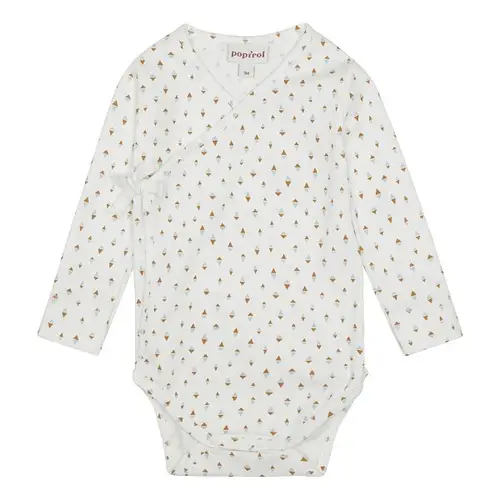 Popirol - Aino Baby Body Wrap Boy - Offwhite - 68/6 mdr.