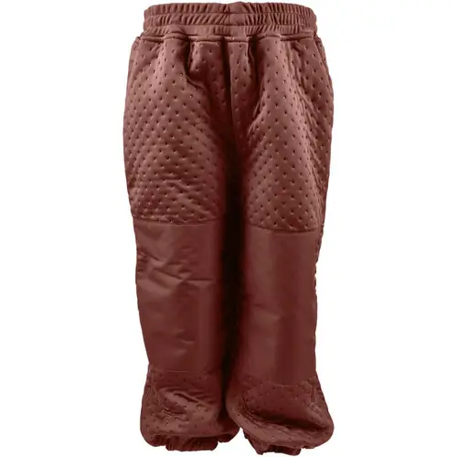 Mikk-Line - Soft Thermo Recycled Uni Pants - Mahogany - 110