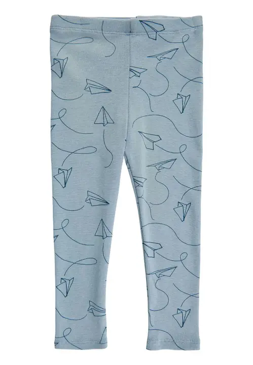 Soft Gallery - Paula Paper Plane Leggings - Dusty Blue - 62/3 mdr.