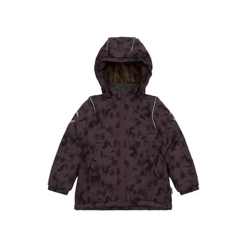 Mikk-Line - Winter Jacket AOP vinterjakke - Huckleberry - 104