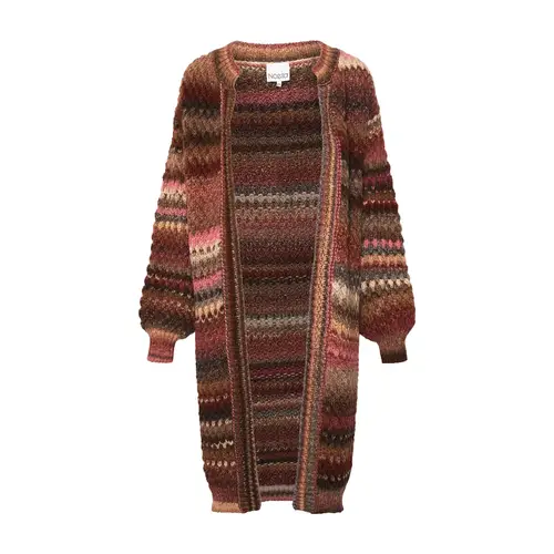 Noella, Gio Knit Cardigan - Rust Mix S/M