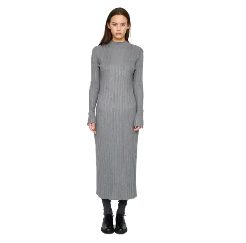 Medina Knit Dress - Grey Melange, esmé studios