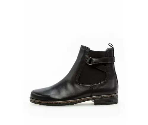 Gabor - Chelsea boot med rem, 52-0911 - Sort - 4½