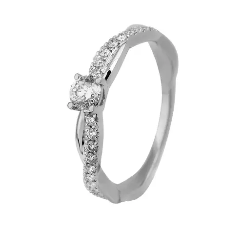 Pollux Ring 14K White Gold