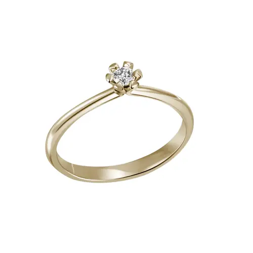 Moments Ring 14K Guld 0.10ct