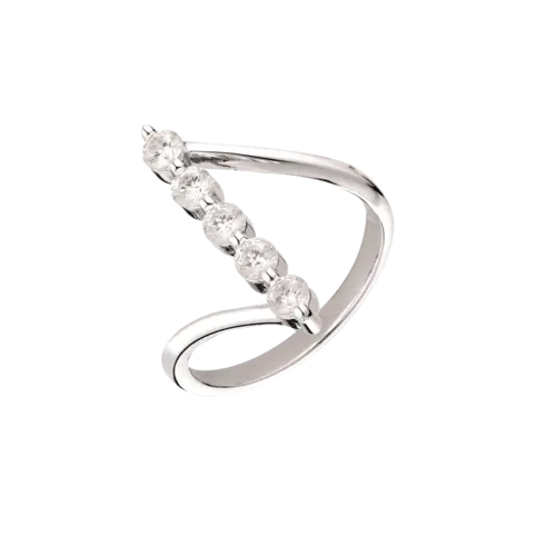 Støvring Design Rhodineret Sølv Ring 12249995