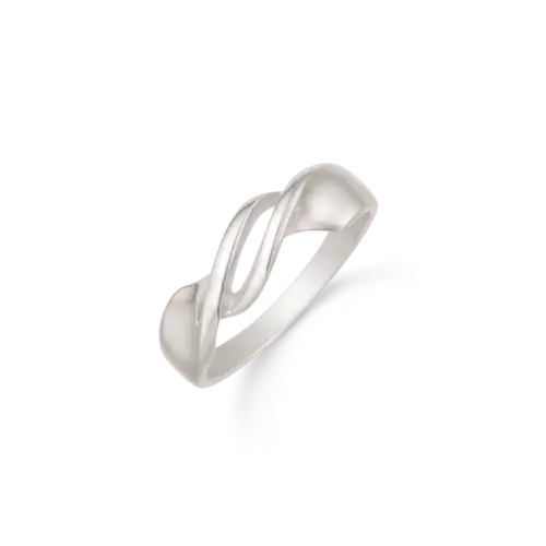 Rhodineret Sølv Ring fra Støvring Design 12254020