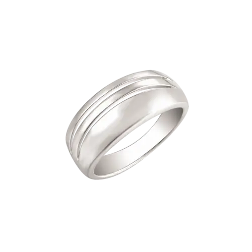 Støvring Design Ring i Rhodineret Sølv 12254035