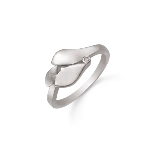 Støvring Design Rhodineret Sølv Ring 12323008