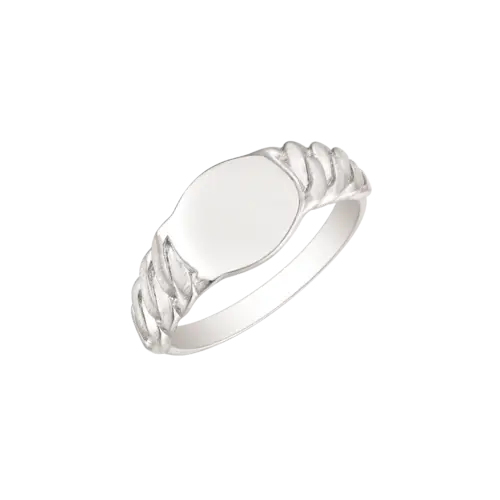 Rhodineret Sølv Ring fra Støvring Design 12323993