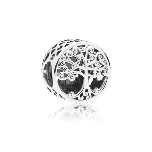 Pandora Familie Træ Charm i Sterling Sølv 797590