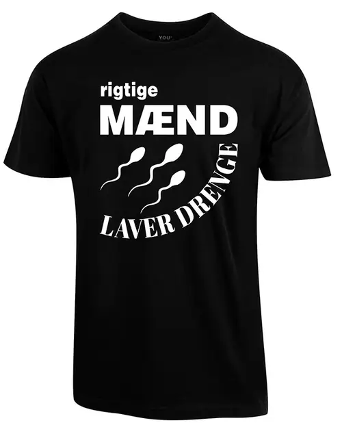 Rigtige mænd laver drenge - Sort