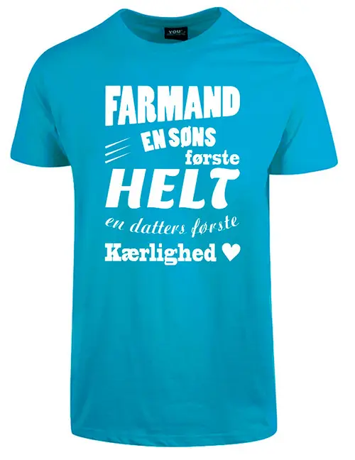 Farmand t-shirt - Turkis