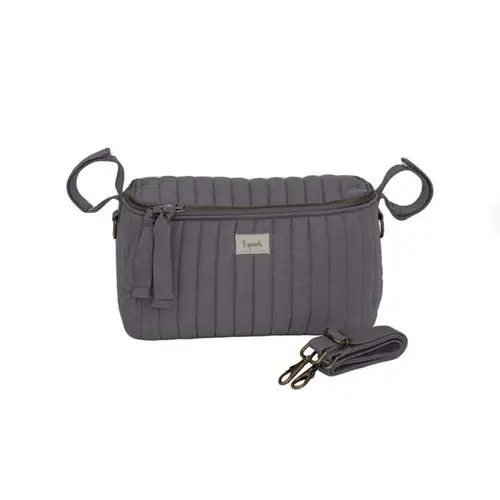 Pusletaske til barnevogn/klapvogn - Charcoal Gray