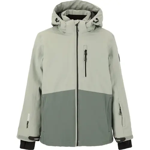 Whistler Drizzle Jr. Skijakke Børn, slate gray