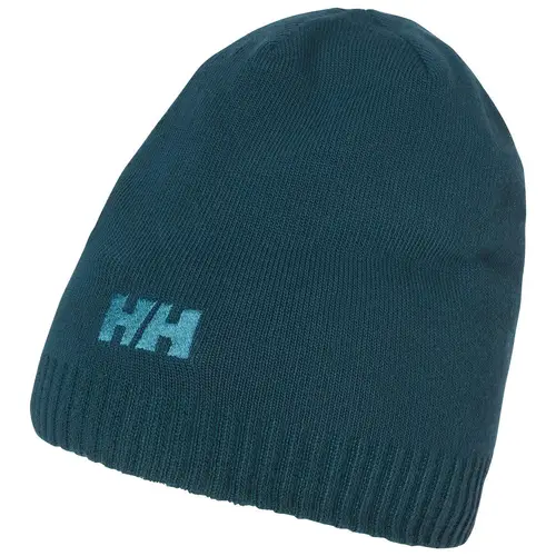 Helly Hansen Brand Beanie, dark creek