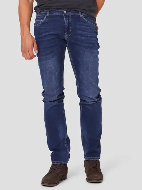 Marcus - Felix 2079 super stretch jeans - mørkeblå - Herre - 40/32 - (Regular fit)