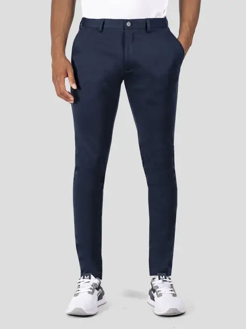 Performance pants i blå - Herre - 36/34 - Stretch bukser