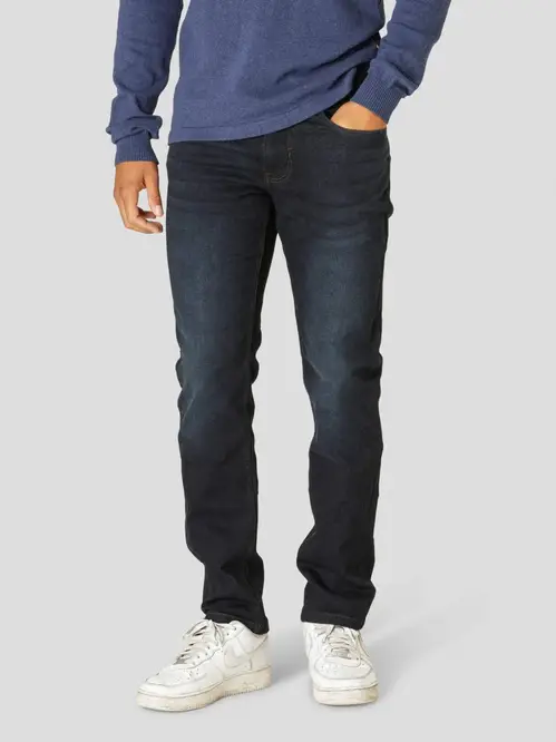 Marcus - Felix 2162 super stretch jeans - helt mørk blå - Herre - 38/34 - (Regular fit)