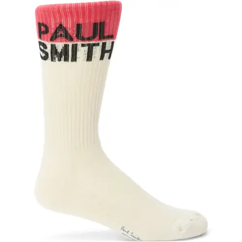 Paul Smith Accessories 400MO M431 Strømper Off White