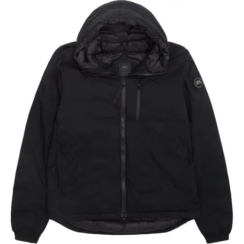 CANADA GOOSE BLACK DISC Lodge Hoody Black Label Vinterjakke Black