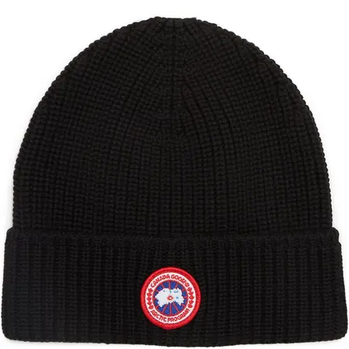 Canada Goose Rib Toque Beanie Black