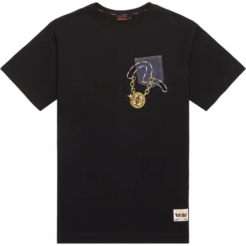 Evisu Denim Pocket N Virtual Print T-shirt Black