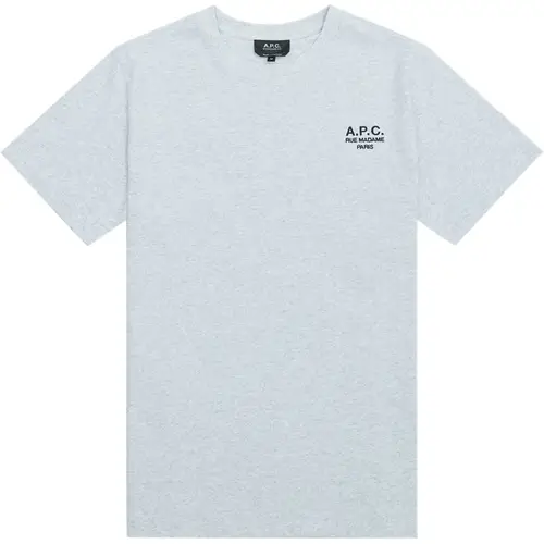 A.P.C Regular fit COHBU M26388 T-shirts Grå