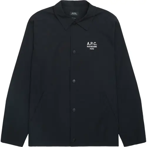 A.P.C Regular fit PSAJB H0260 REGIS Skjorter Sort