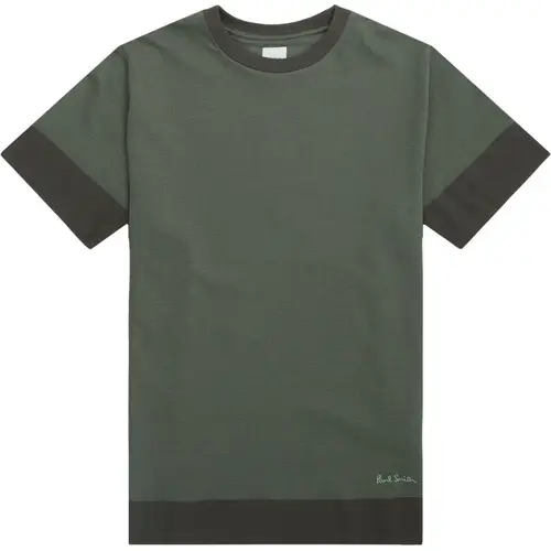 Paul Smith Main 747Y N02436 T-shirts Army