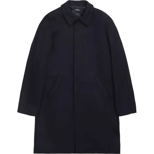 A.P.C Regular fit WOZAA H01299 MAC AUSTER Jakker Navy