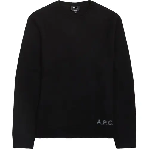 A.P.C Regular fit WVBDJ H23059 EDWARD Strik Sort