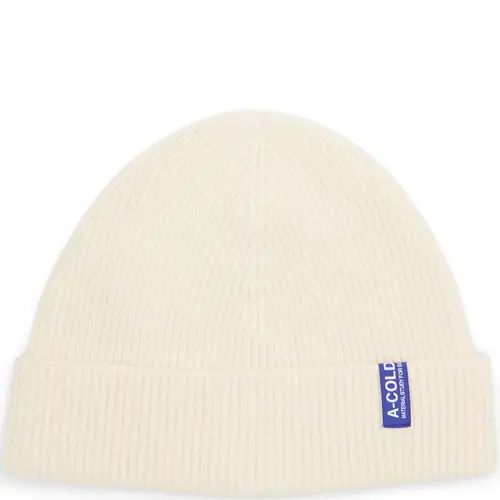 A-COLD-WALL* ACWUA207 RIBBED BEANIE  Caps Beige