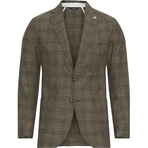 TOMBOLINI Regular fit EFMR Q290 7R  Blazer Brun