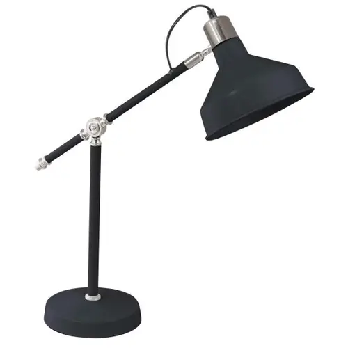 Homeville Imperial bordlampe sort 19x42x46cm