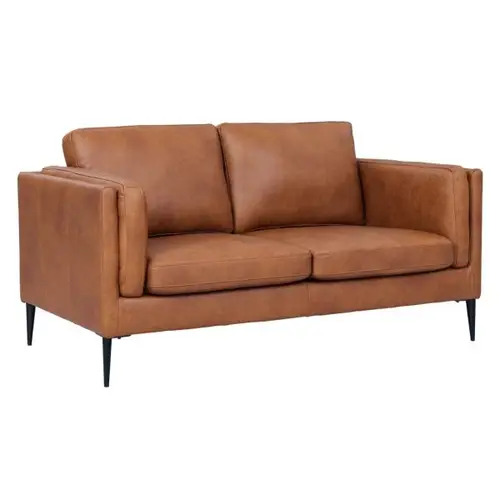 Furnhouse Valencia 2 pers. læder cognac 157x88x83cm