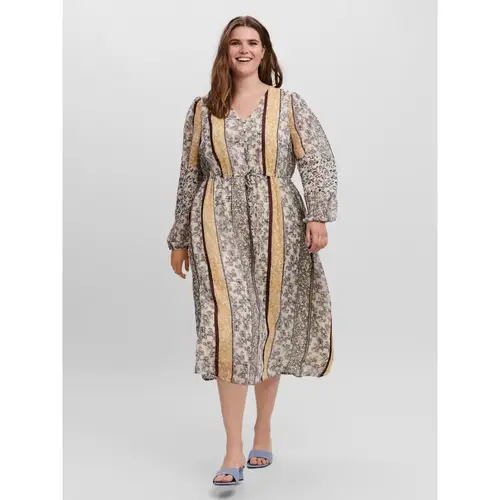 Vero Moda Curve dame kjole VMNORA - Birch