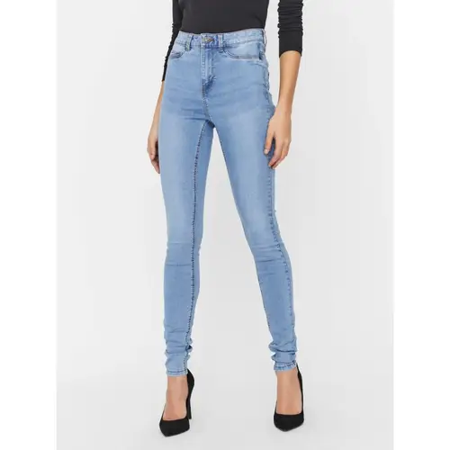 Noisy May dame jeans NMCALLIE - Light Blue Denim