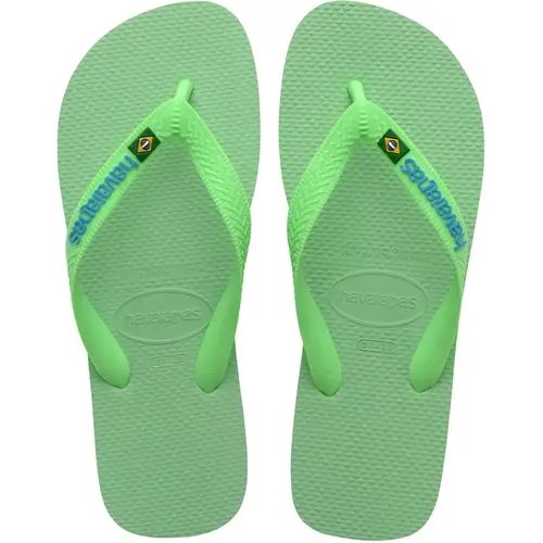 Havaianas Slippers Unisex Brazil Logo 4110850 - Green Garden6617