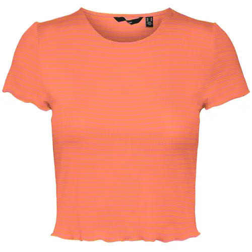 VERO MODA dame top VMMADI - Georgia Peach Radiant Yellow