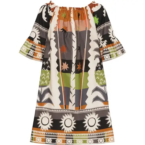 Marta Du Chateau dame kjole MdcClaudia 28843 - Tribal print