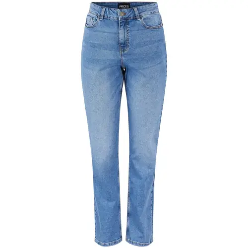 PIECES dame jeans PCLUNA - Medium blue denim