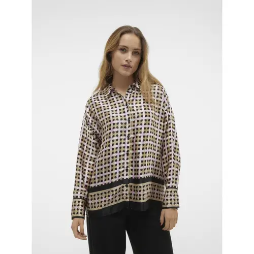 VERO MODA dame bluse VMMILLE - Birch AOP