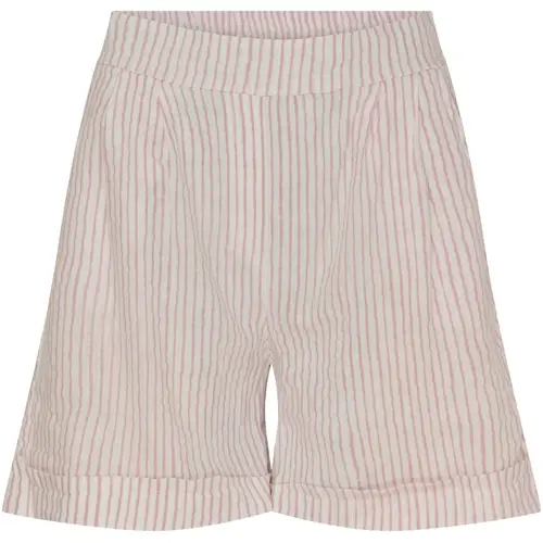 Marta Du Chateau dame shorts MdcSophia - Panna Old Rose 2017 Stripe