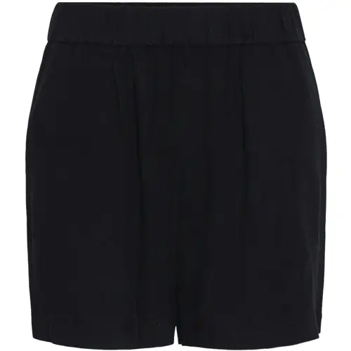 PIECES dame shorts PCVINSTY - Black