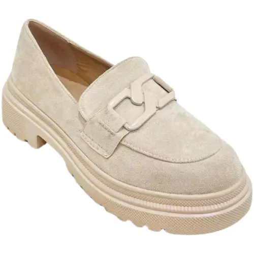 Mette dame loafers HX21 - Beige