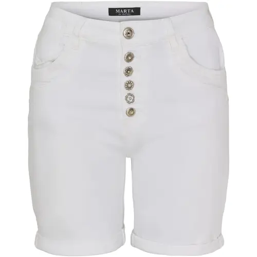 Marta Du Chateau dame shorts MdcSierra - White